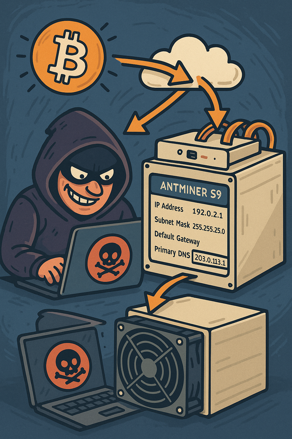 20251021 1041 bitcoin hash theft simple compose 01k83kcaekee9tb6ewmz6j416s